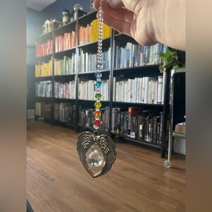 Crystal Angel Wing Suncatcher